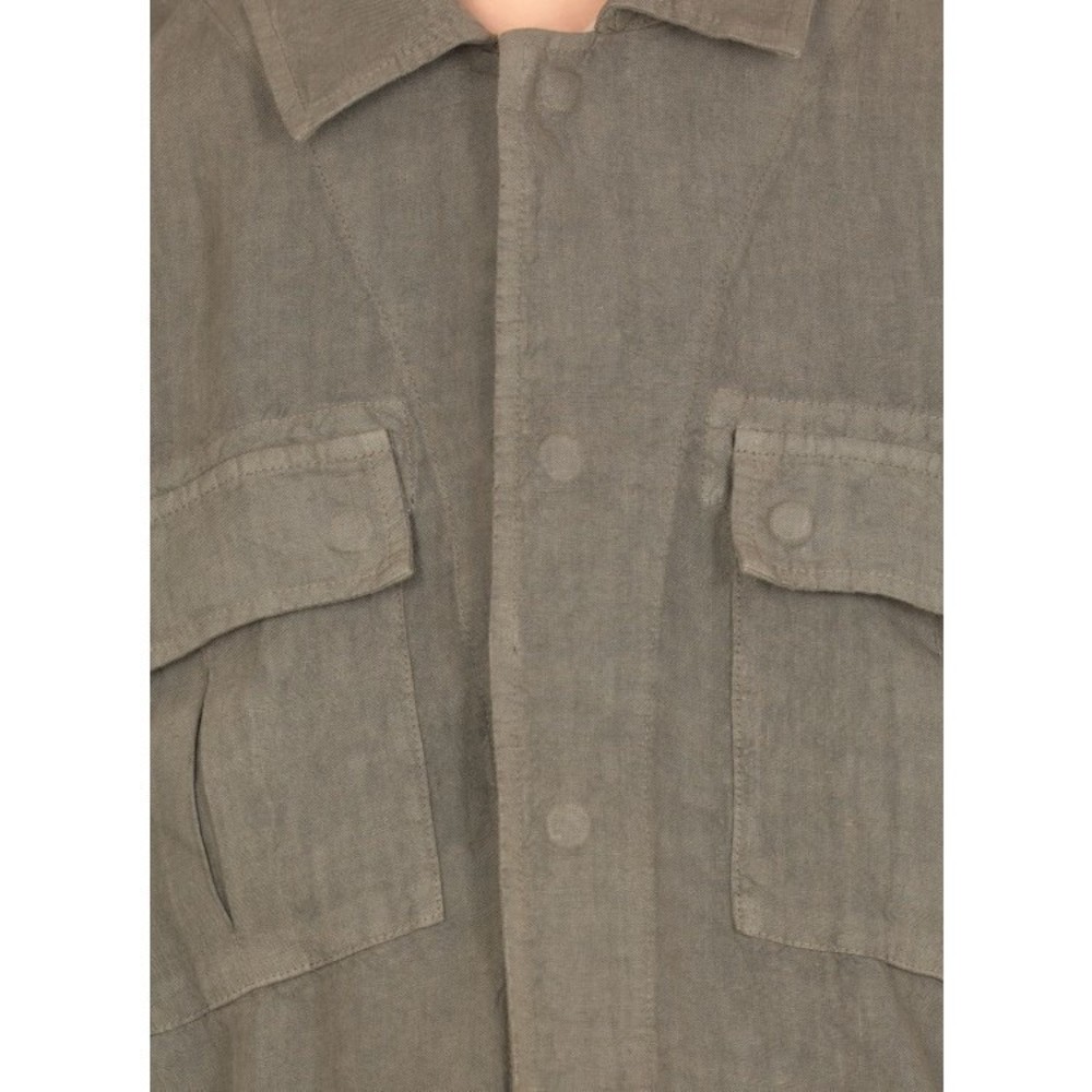 Peserico Green Linen Shirt - NWT - Picture 4 of 5
